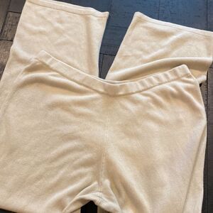 JK Intimates Lounge Wear Terry Super Soft Casual Cream Pants XL‌‌‌